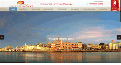 Desktop Screenshot of hotelgomti.com